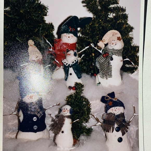 The Freckles Collection Flake Family Craft Pattern Snowman Holiday - Picture 3 of 3